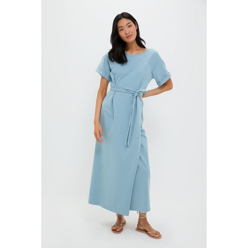 TUCKERNUCK Slate Blue Clarissa Maxi Dress Size M NWT Retail $168 Tuckernuck